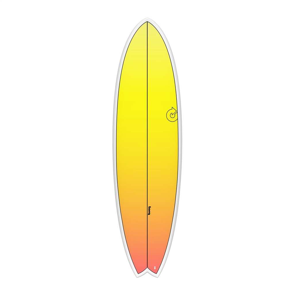 Torq - ModFish 6'10 - TET - yellow - orange fade 