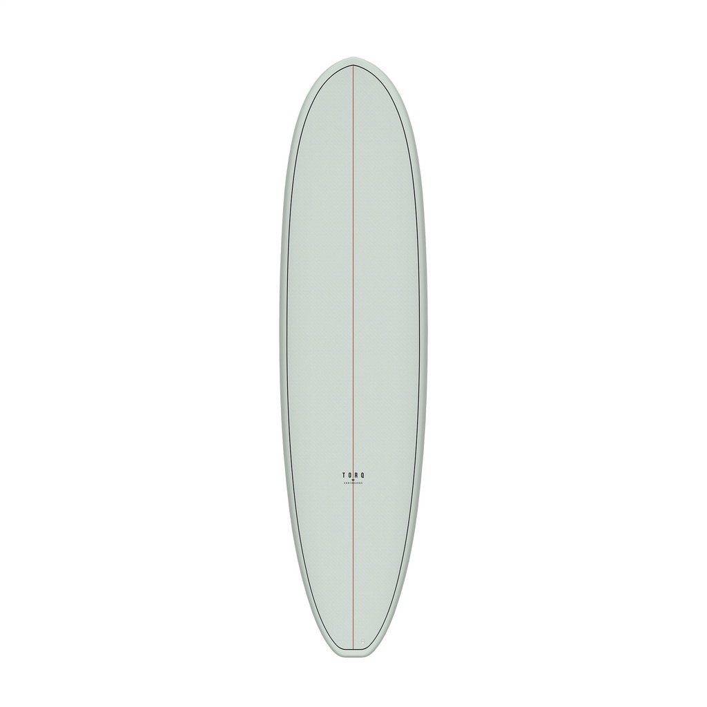 Torq - V+ Funboard 7'4 - TET - olive + pattern