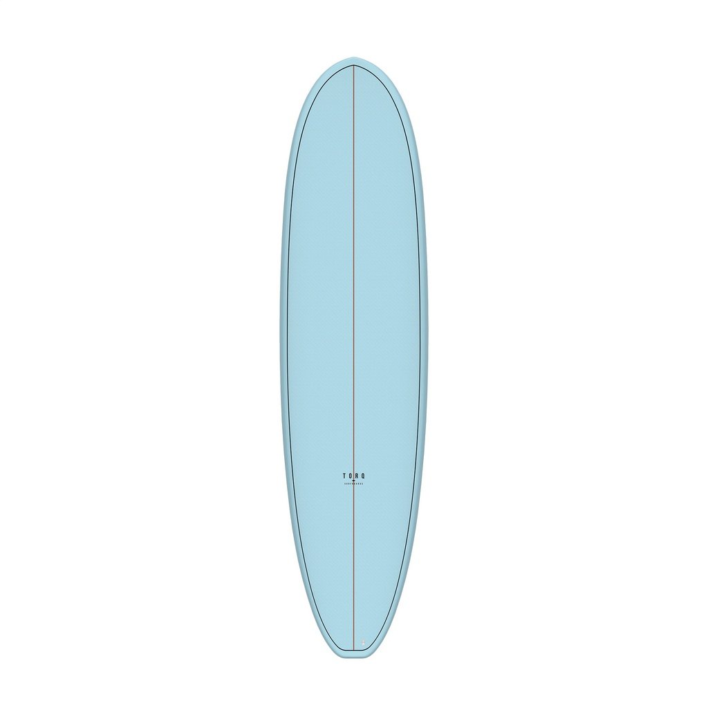 Torq - V+ Funboard 7'4 - TET - blue + pattern