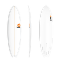 Torq - ModFish 5'11 - TET - White + Pinline