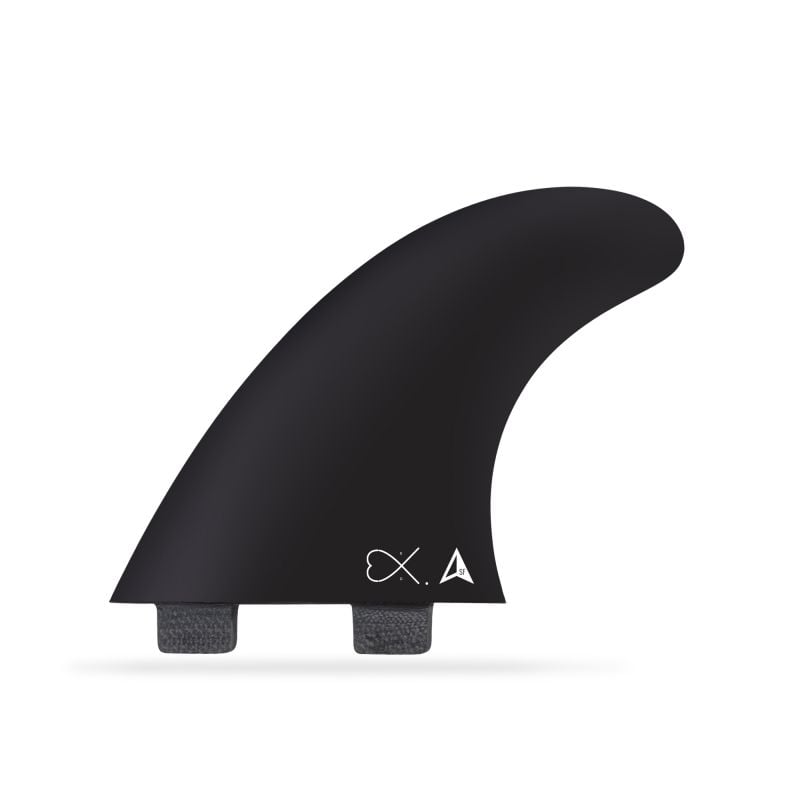 ROAM - Side Bites Fin Set - Edouard Delpero Pro - Double Tab FCS - Black