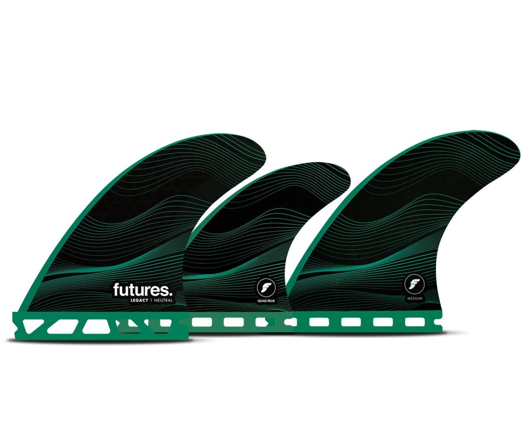Futures - F6 Legacy Neutral 5-Fin (M) - Honeycomb - Green