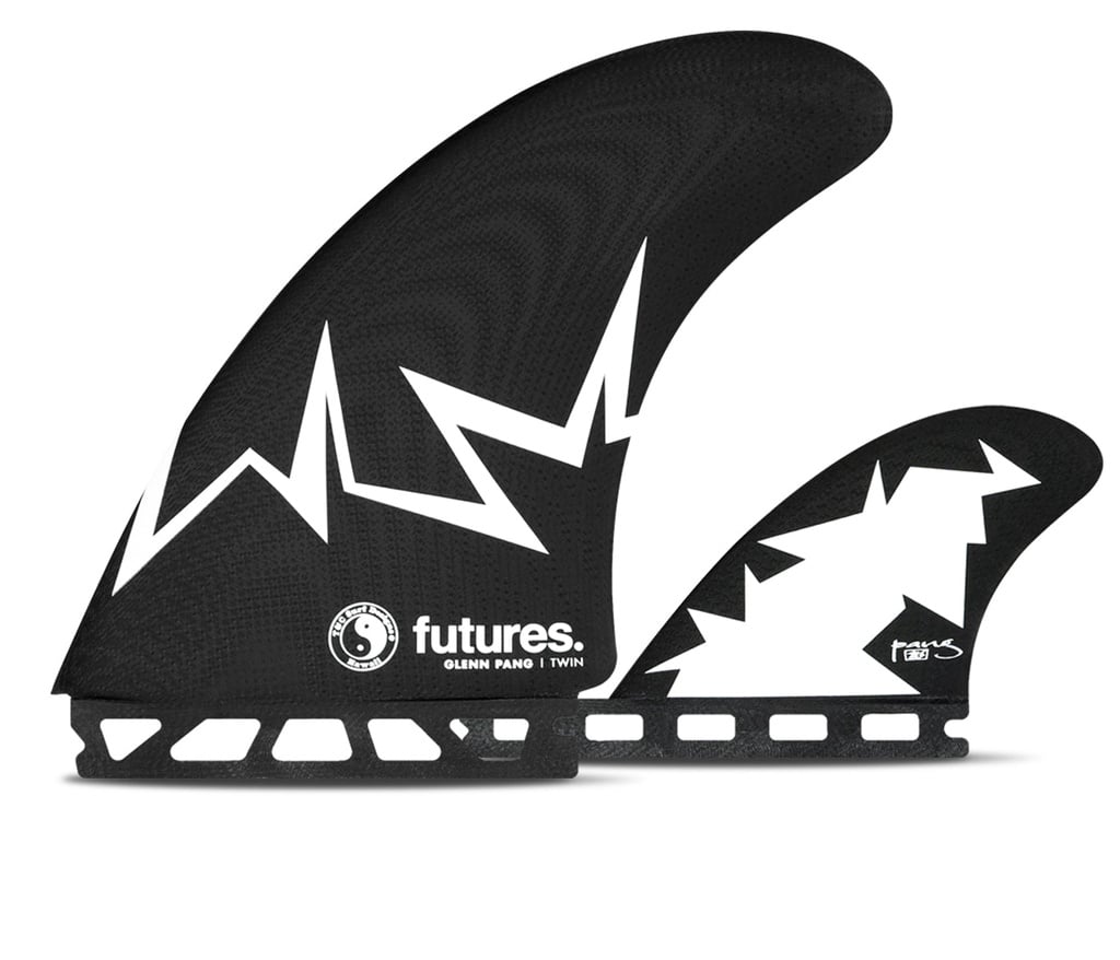 Futures - Glenn Pang Twin+1 - Fiberglass - White / Black
