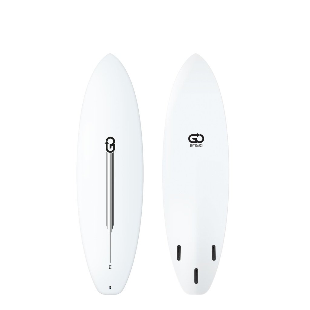 GO Softboards - Surf Range 6'4 - White 