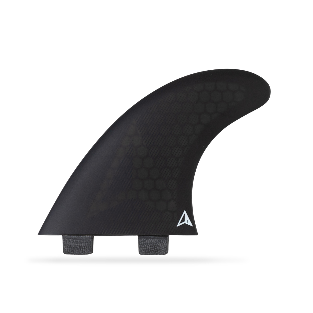 ROAM - All Round Thruster Fin Set Dual Tab (L) - Black