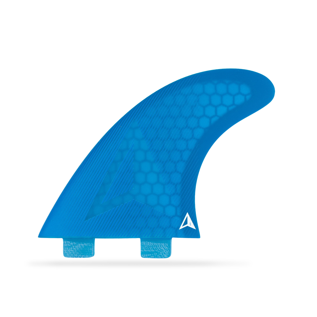 ROAM - All Round Thruster Fin Set Dual Tab (L) - Blue