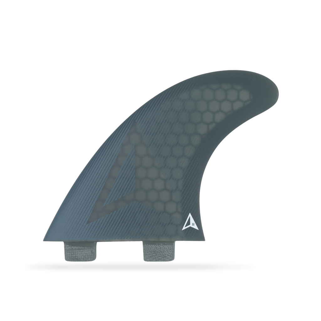 ROAM - All Round Thruster Fin Set Dual Tab (M) - Smoke