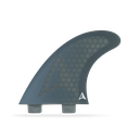ROAM - All Round Thruster Fin Set Dual Tab (M) - Smoke