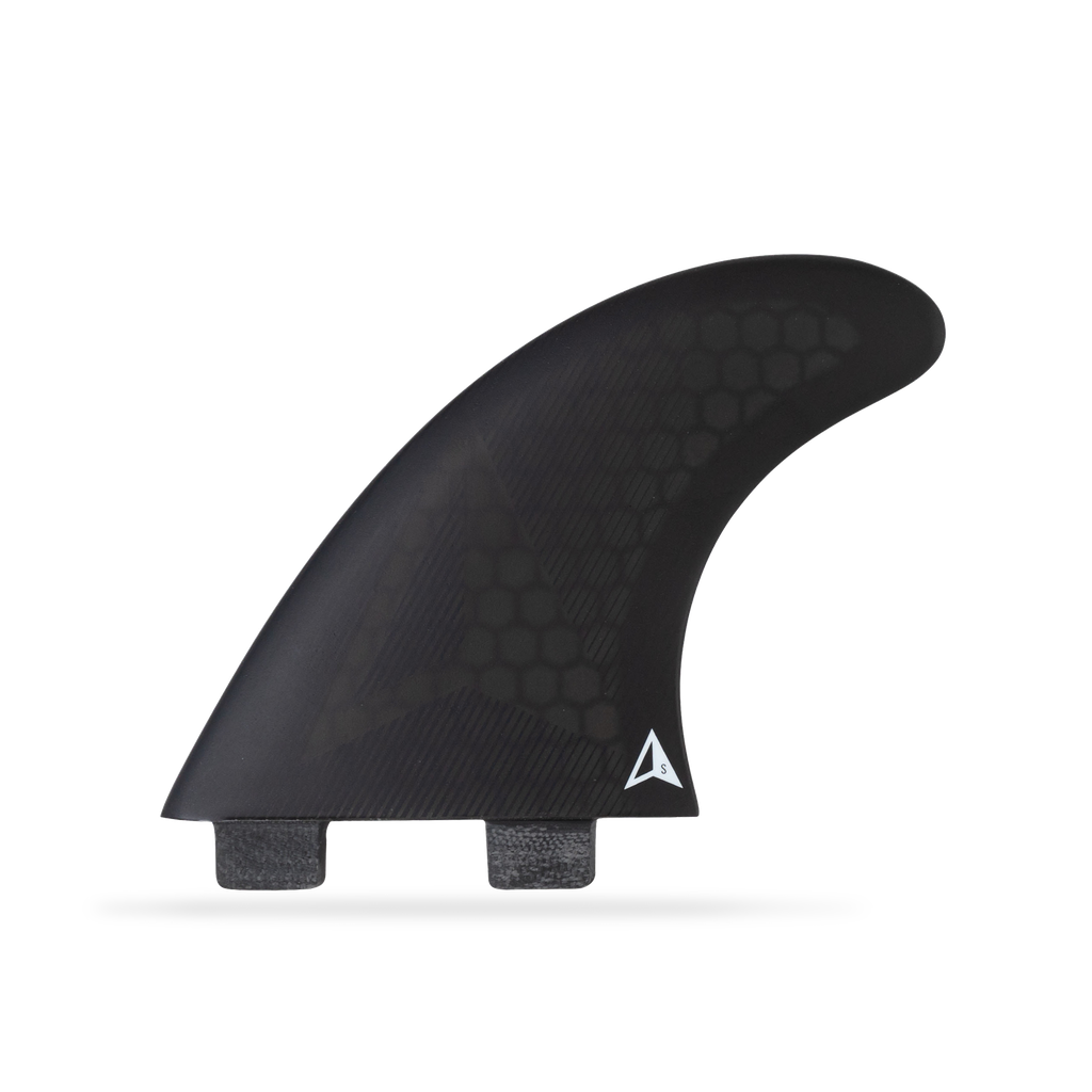 ROAM - All Round Thruster Fin Set Dual Tab (S) - Black