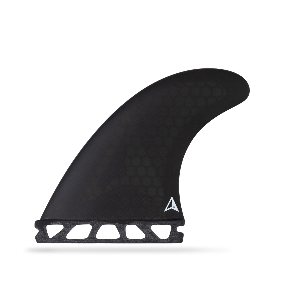 ROAM - All Round Thruster Fin Set Single Tab (L) - Black