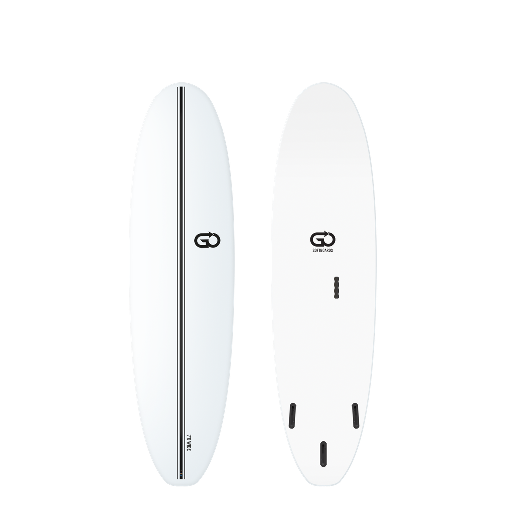 GO Softboard 7'0 - Surf Wide - White 