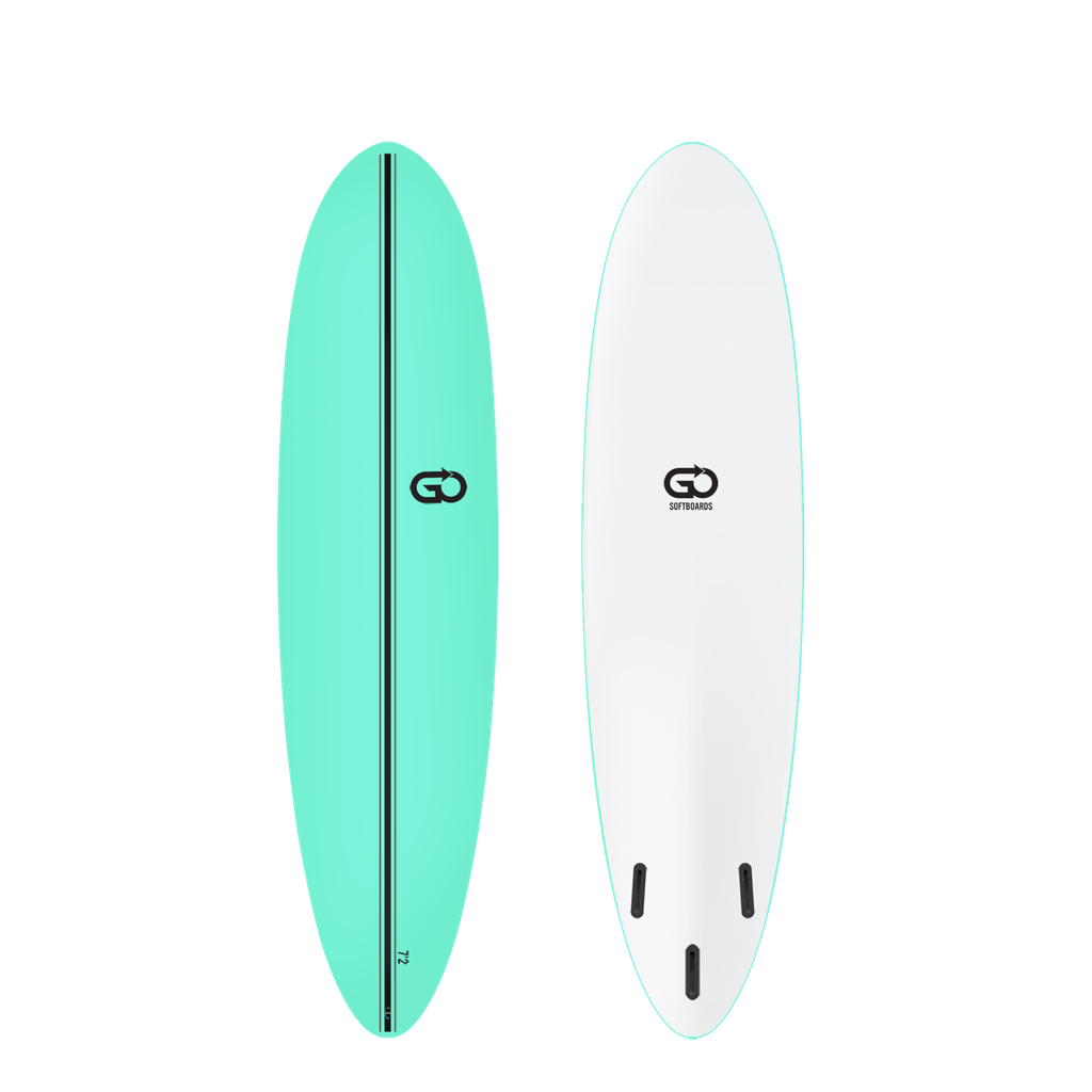 GO Softboard 7'2 - Surf Range - Green 
