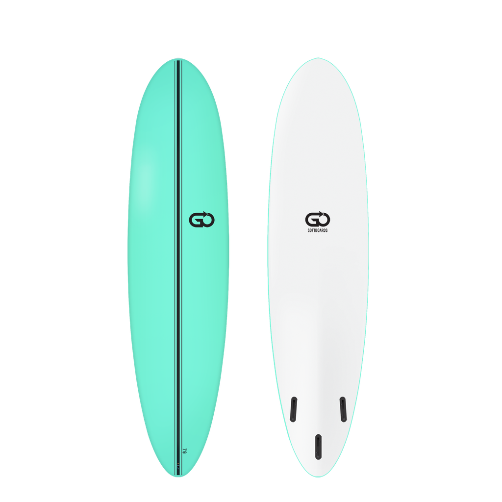 GO Softboard 7'6 - Surf Range - Green 