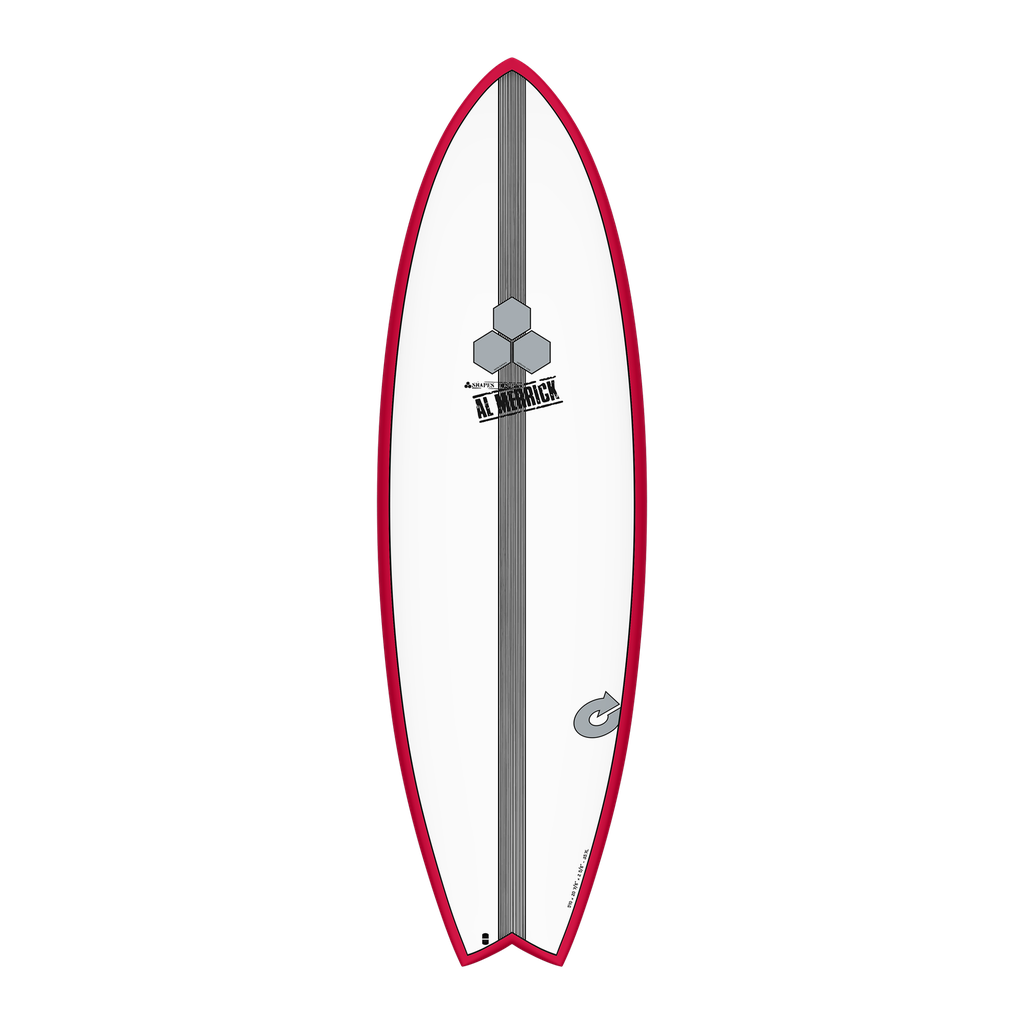 Torq - PodMod 5'10 - X-Lite - Red Rails + Pinline